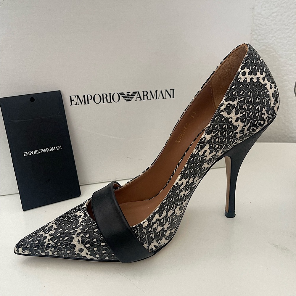 Emporio Armani Decollete print python